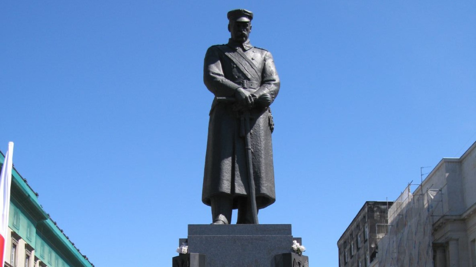 Zdjęcie dla kartki: Odsłonięcie pomnika Józefa Piłsudskiego na pl. Piłsudskiego