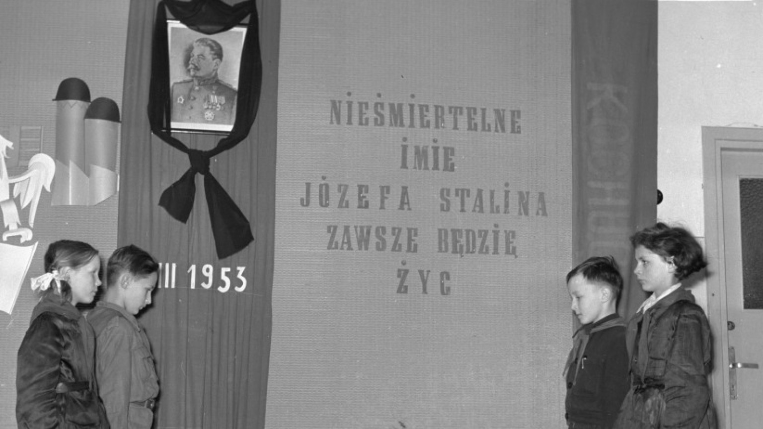 Zdjęcie dla kartki: Żałoba po śmierci Stalina